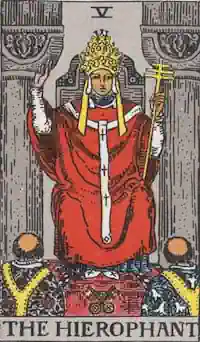 The Hierophant Tarot Card