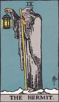 The Hermit Tarot Card