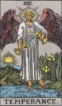 Temperance Tarot Card