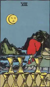 Eight of Cups Tarot Card