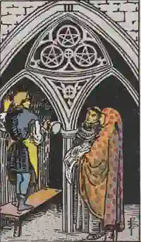 Three of Coins Tarot Card