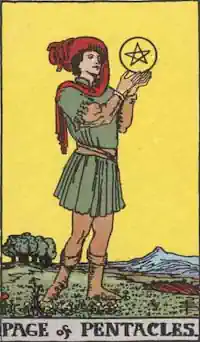 Page of Coins Tarot Card