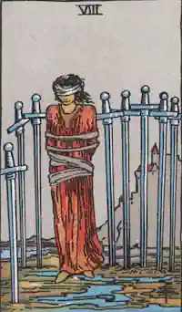 Eight of Swords Tarot Card