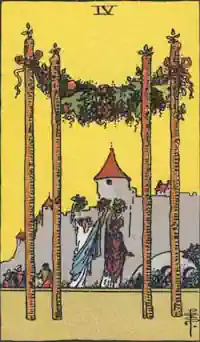 Four of Wands Tarot Card